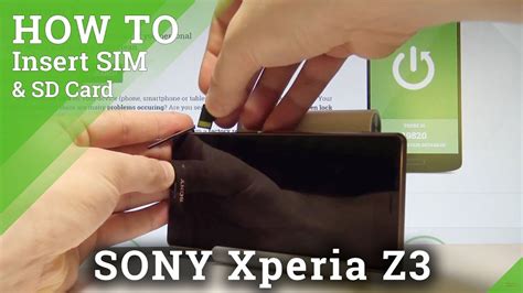 how to take sim out of sony xperia z3
